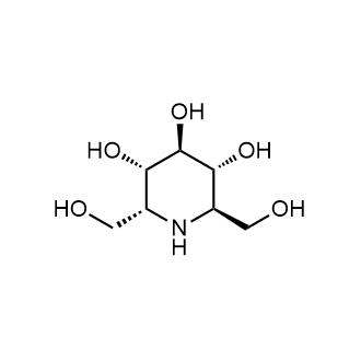 α-Homonojirimycin 化学構造