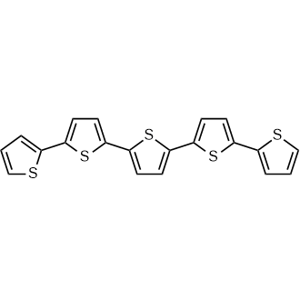 α-Quinquethiophene Chemical Structure