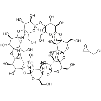 β-Cyclodextrin/epichlorohydrin copolymer Chemical Structure