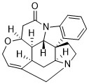 Strychnine (free base) Chemische Struktur