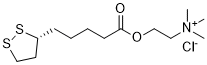 Alpha-Lipoic Acid Choline Ester Chemical Structure