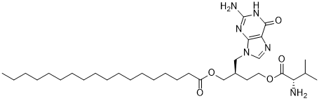 Valomaciclovir stearate Chemical Structure