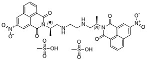 Bisnafide mesylate Chemische Struktur