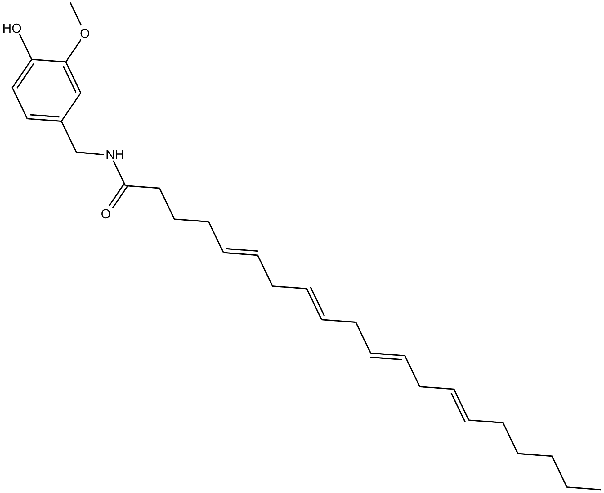 Arvanil  Chemical Structure