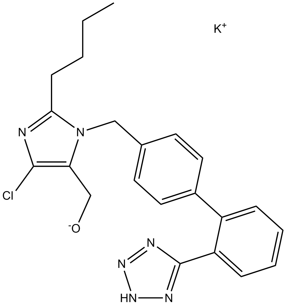 Losartan Potassium (DuP 753) Chemical Structure