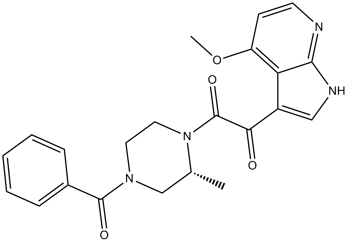 BMS-378806 (BMS-806) Chemische Struktur