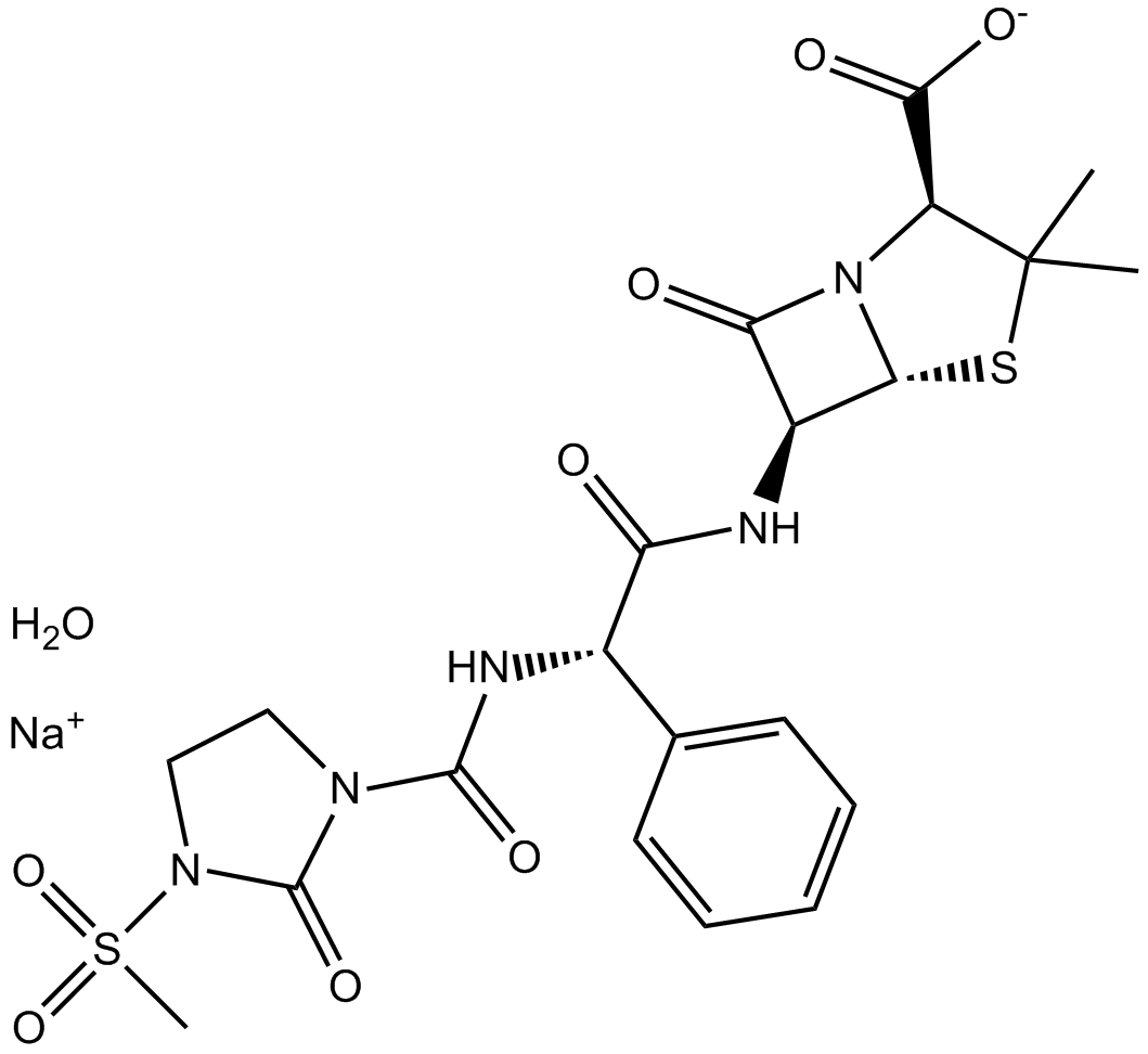 Mezlocillin Sodium Monohydrate Chemische Struktur