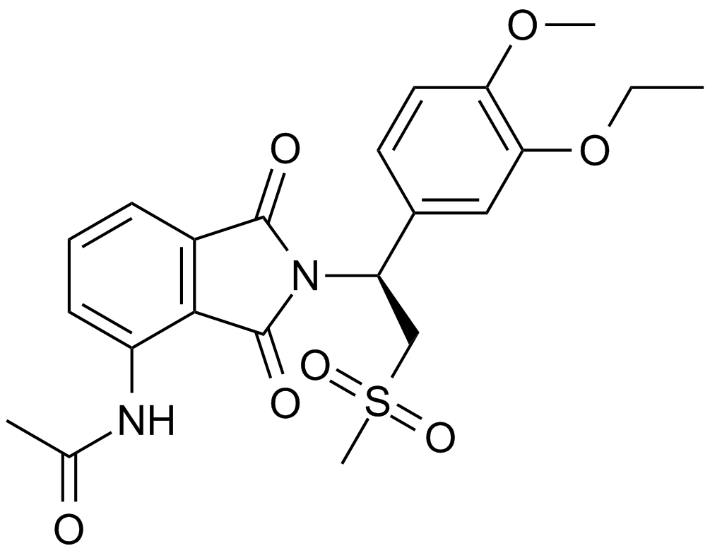 Apremilast (CC-10004) 化学構造