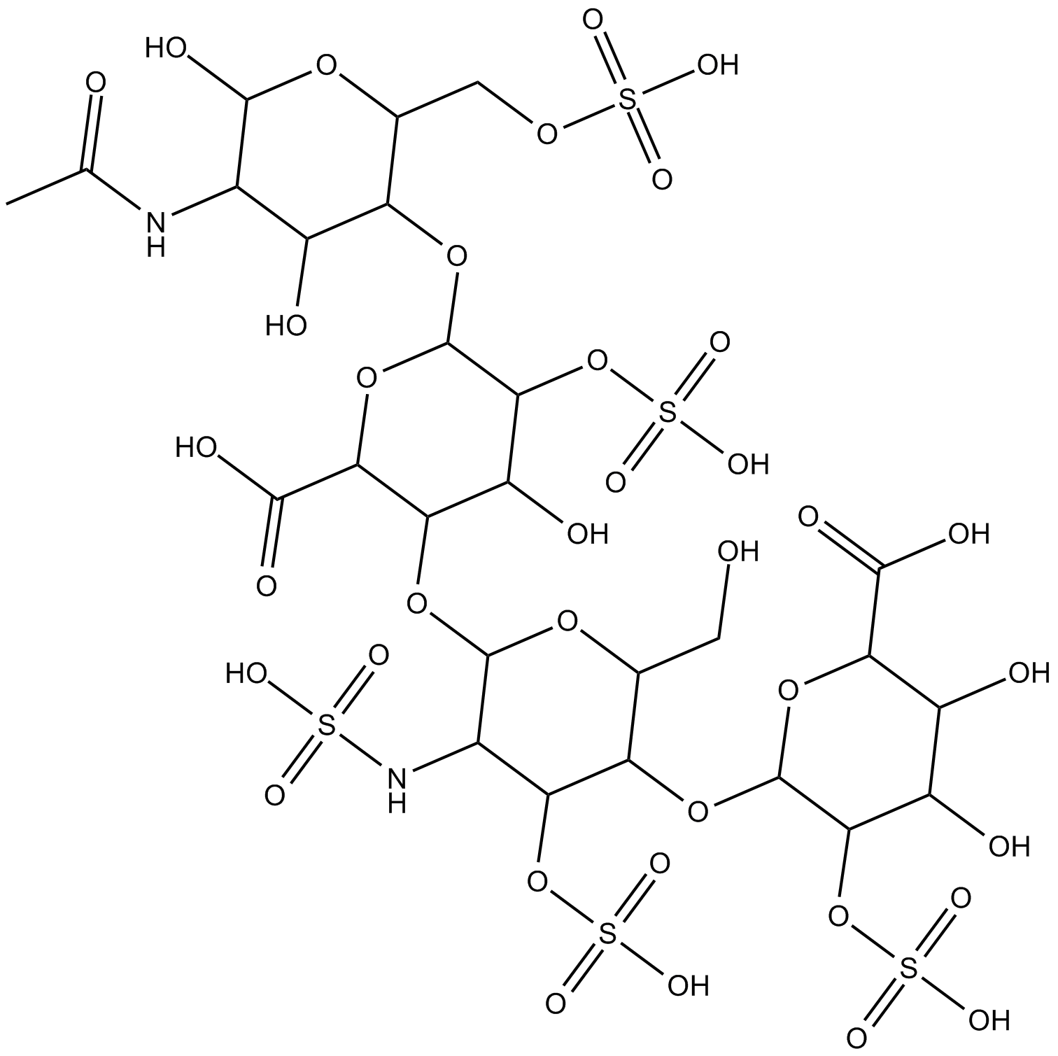 Heparin  Chemical Structure