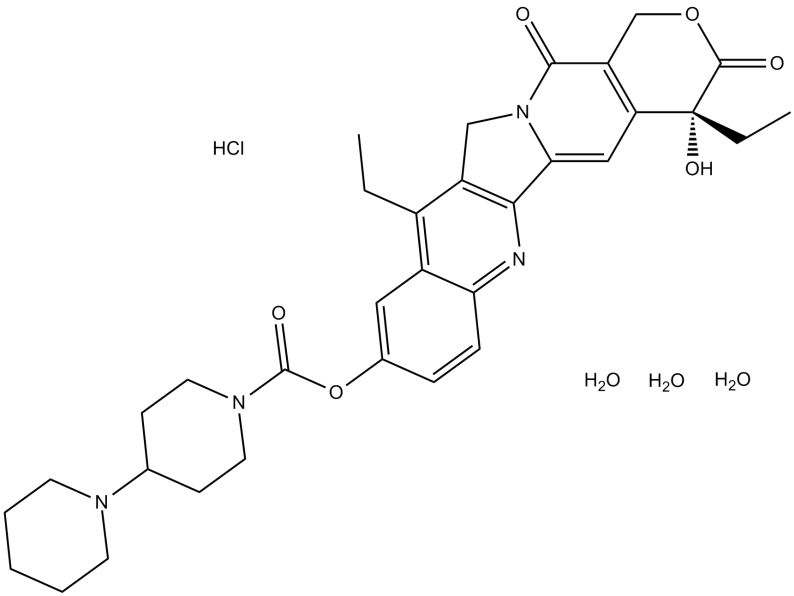 Irinotecan HCl Trihydrate Chemical Structure