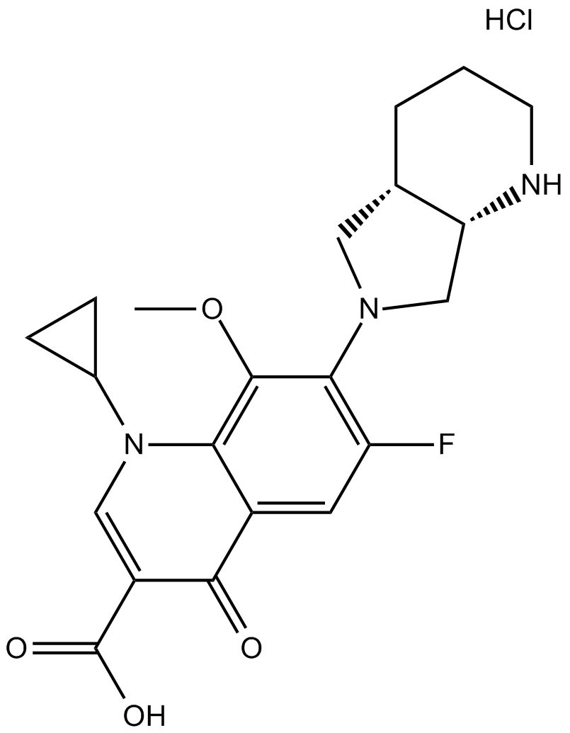 Moxifloxacin HCl Chemische Struktur