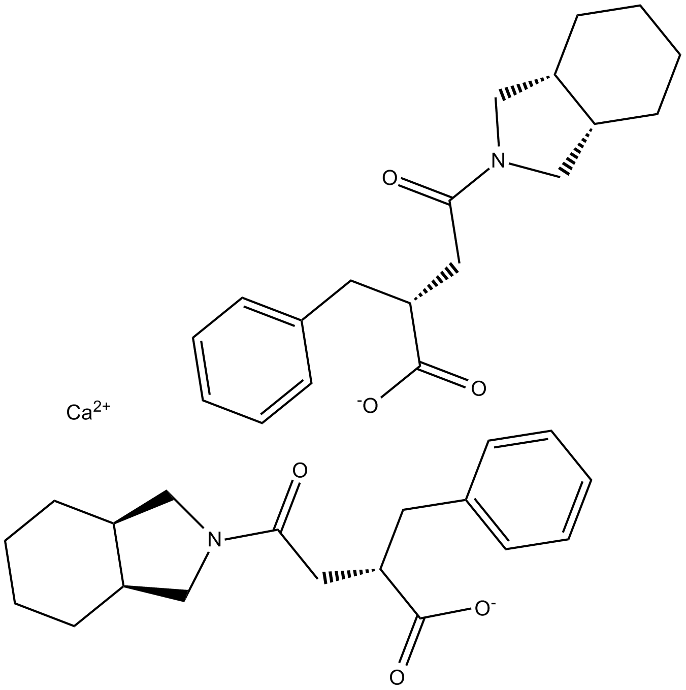 Mitiglinide Calcium Chemical Structure