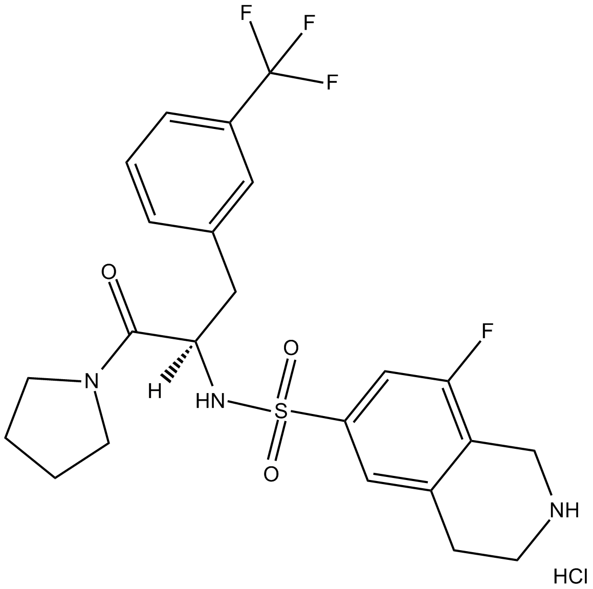 (R)-PFI 2 hydrochloride التركيب الكيميائي