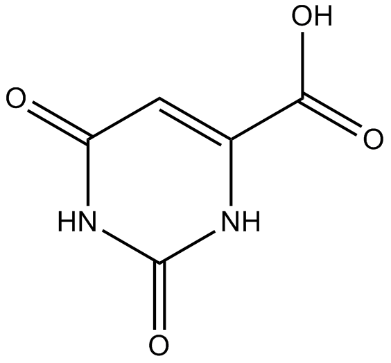 Orotic acid 化学構造