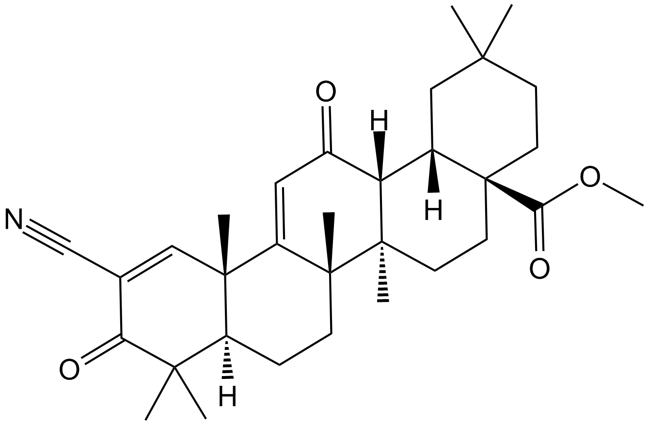 Bardoxolone methyl Chemische Struktur