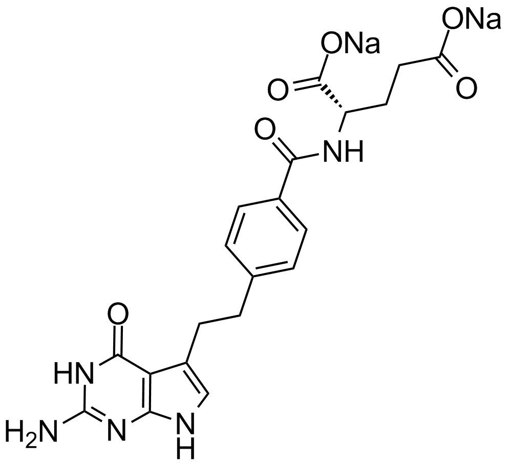 Pemetrexed 化学構造