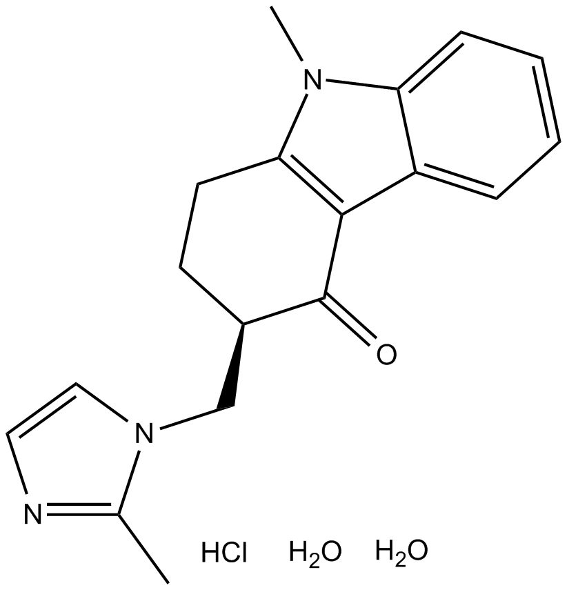 Ondansetron hydrochloride dihydrate 化学構造