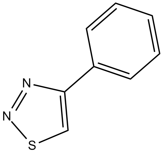 4-phenyl-1,2,3-Thiadiazole 化学構造