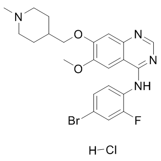 Vandetanib hydrochloride  Chemical Structure