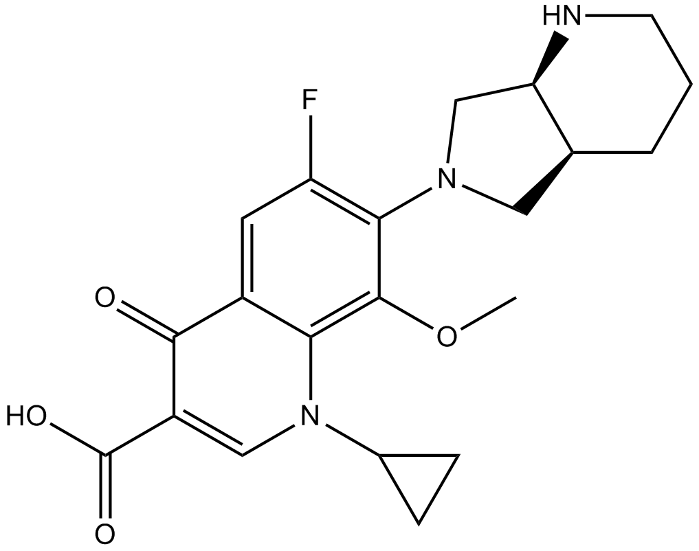 Moxifloxacin التركيب الكيميائي