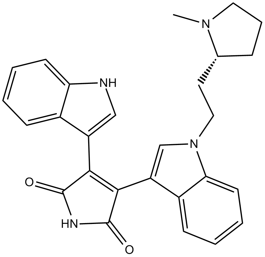 Bisindolylmaleimide II التركيب الكيميائي