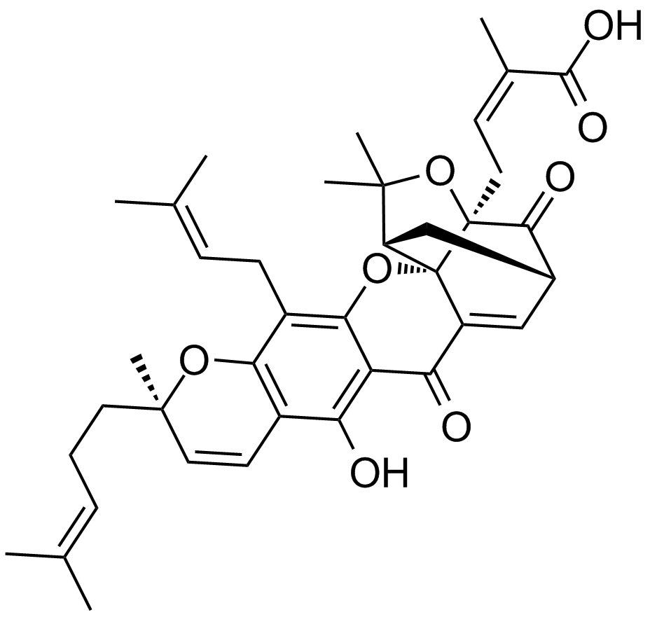 Gambogic Acid Chemical Structure