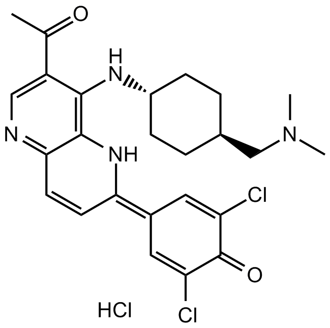 OTSSP167 hydrochloride 化学構造