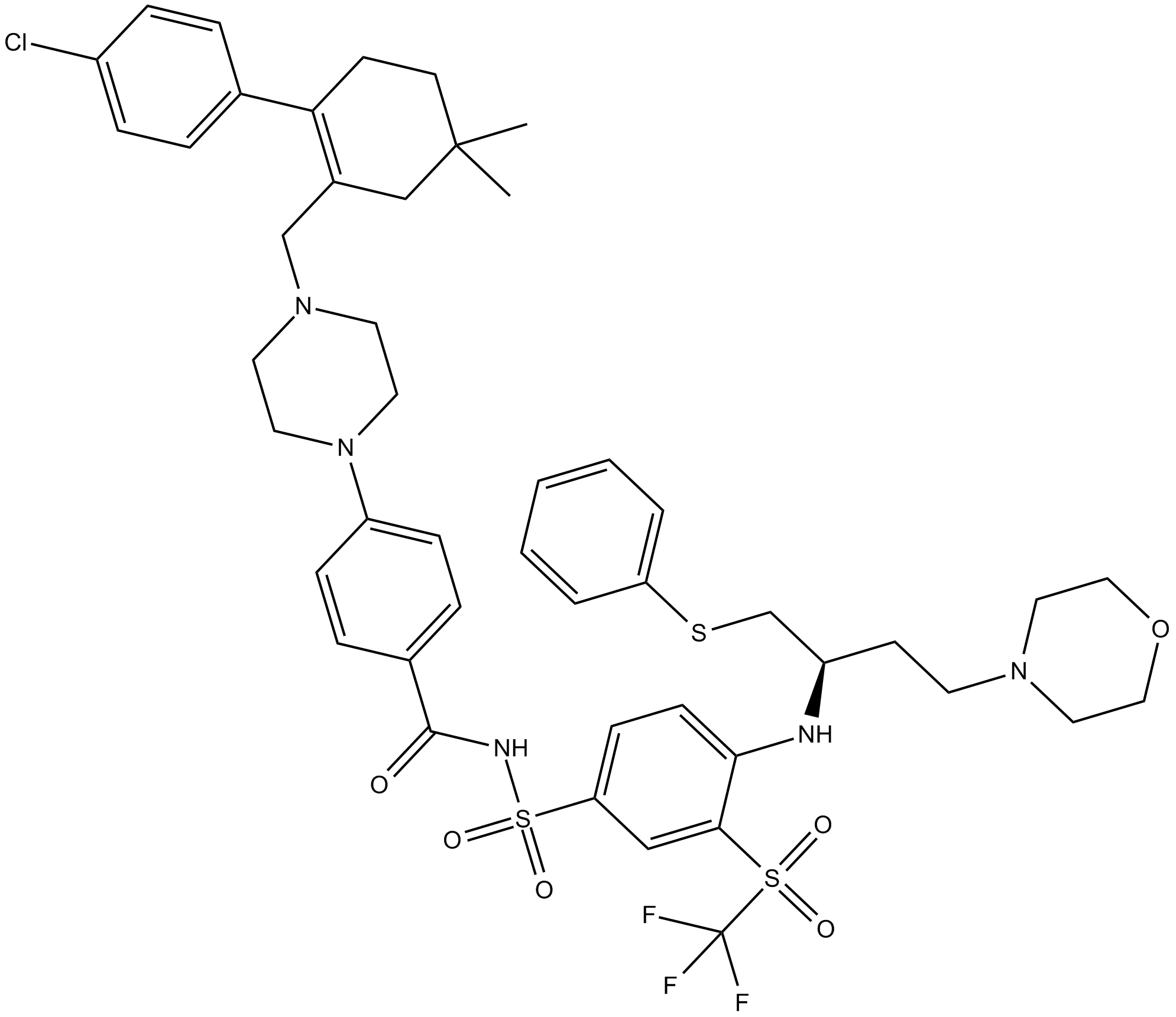 ABT-263 (Navitoclax)  Chemical Structure