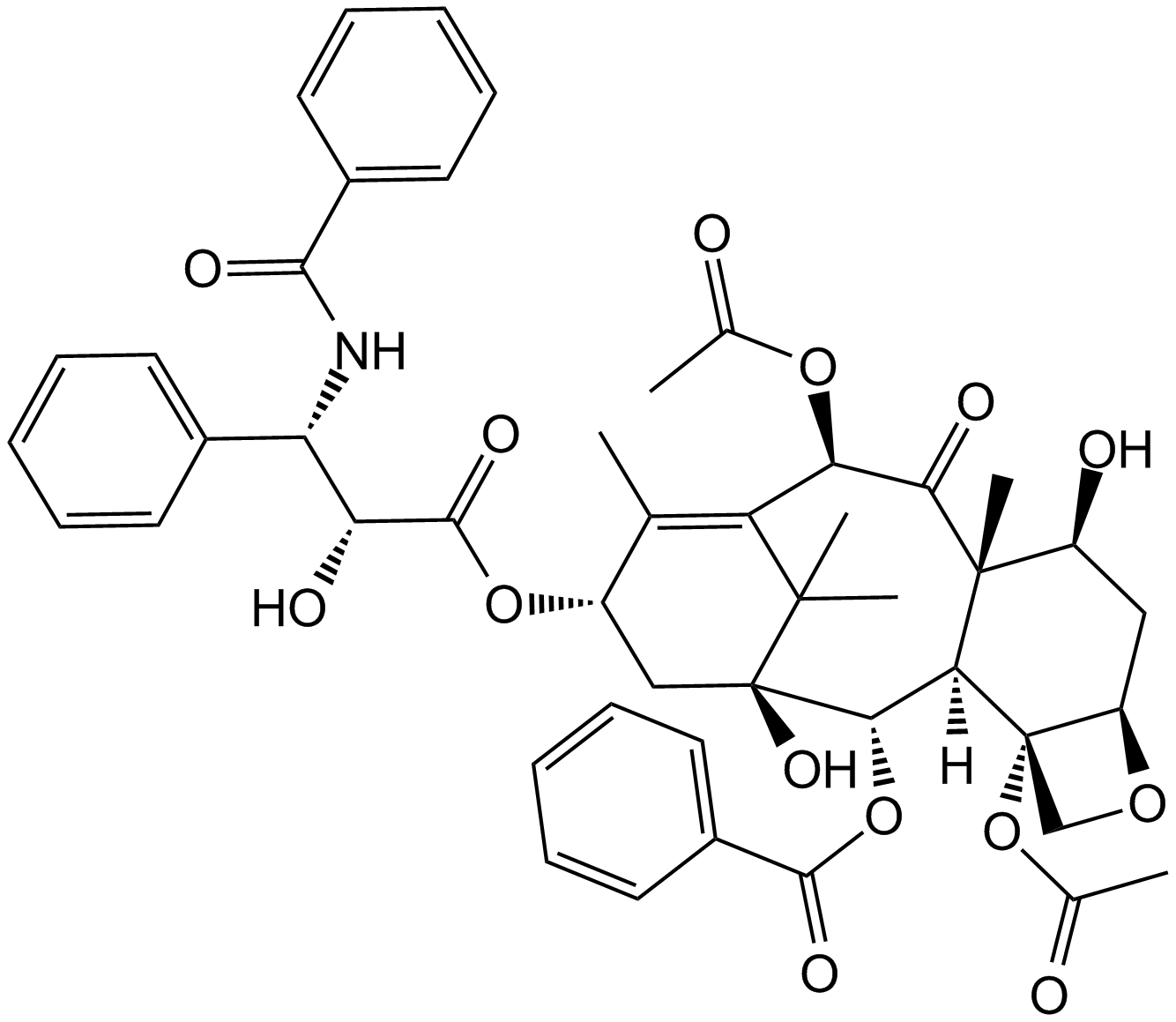 Paclitaxel (Taxol) Chemical Structure