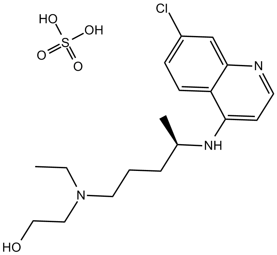 Hydroxychloroquine Sulfate Chemische Struktur