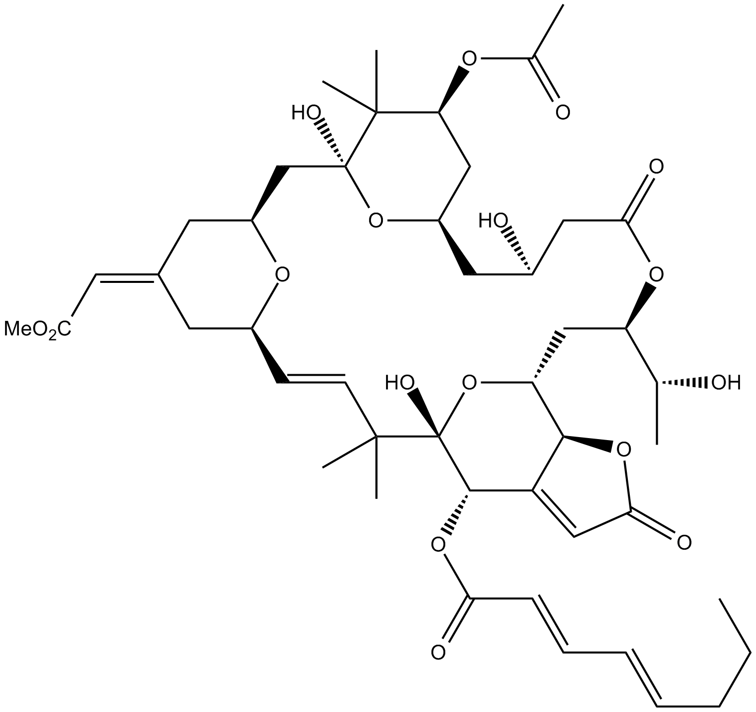 Bryostatin 3 Chemical Structure