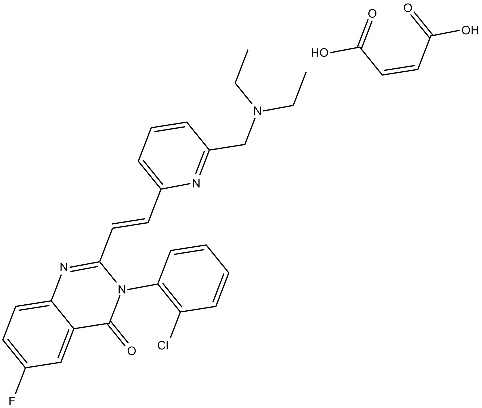 CP-465022 (maleate) التركيب الكيميائي