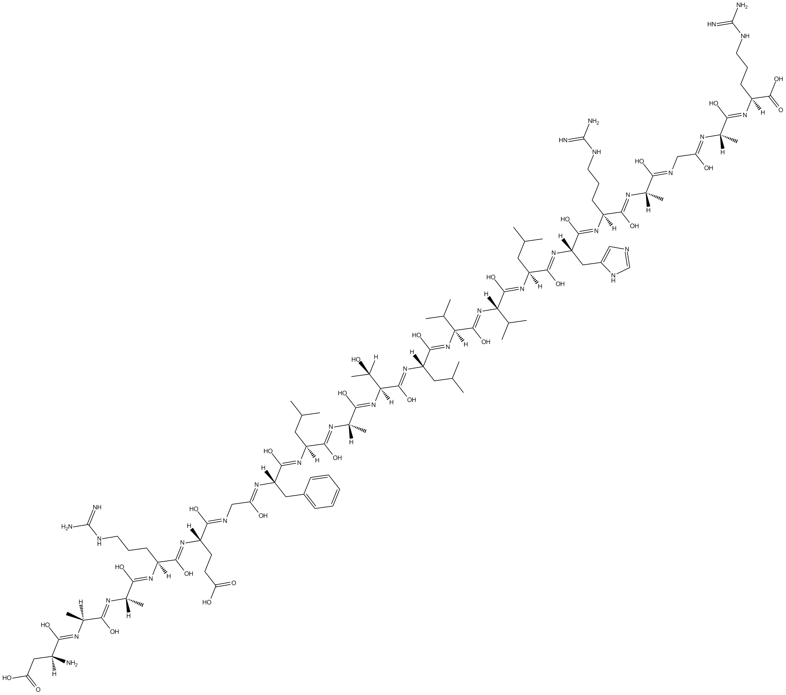 [Ala92]-p16 (84-103)  Chemical Structure