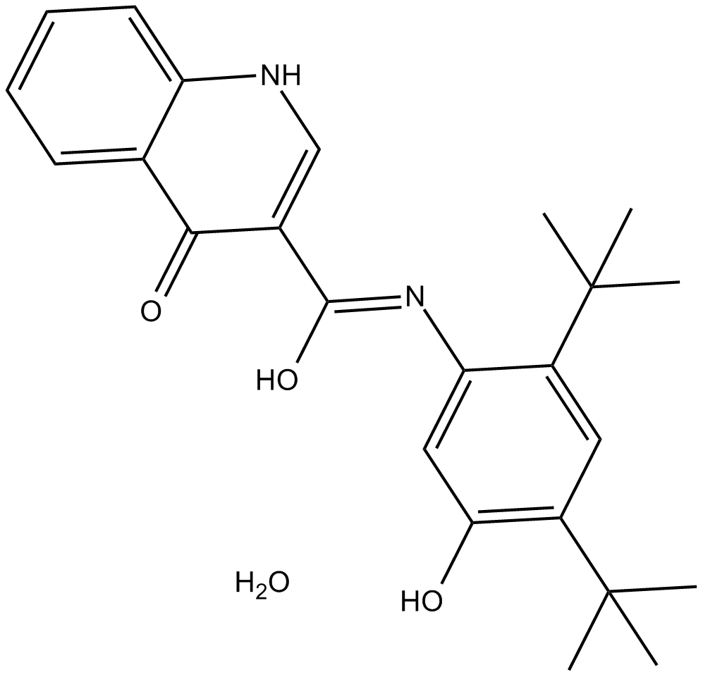 Ivacaftor hydrate  Chemical Structure