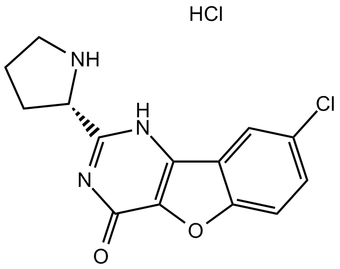 XL413 hydrochloride 化学構造