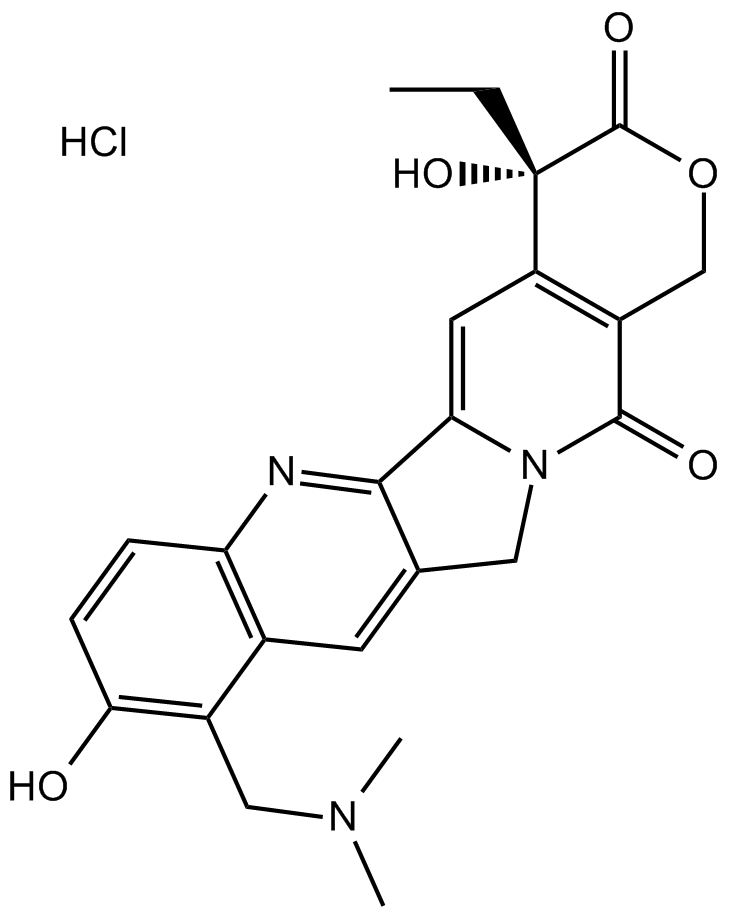 Topotecan HCl 化学構造