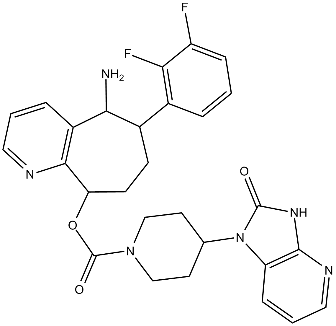 BMS-927711 Chemische Struktur