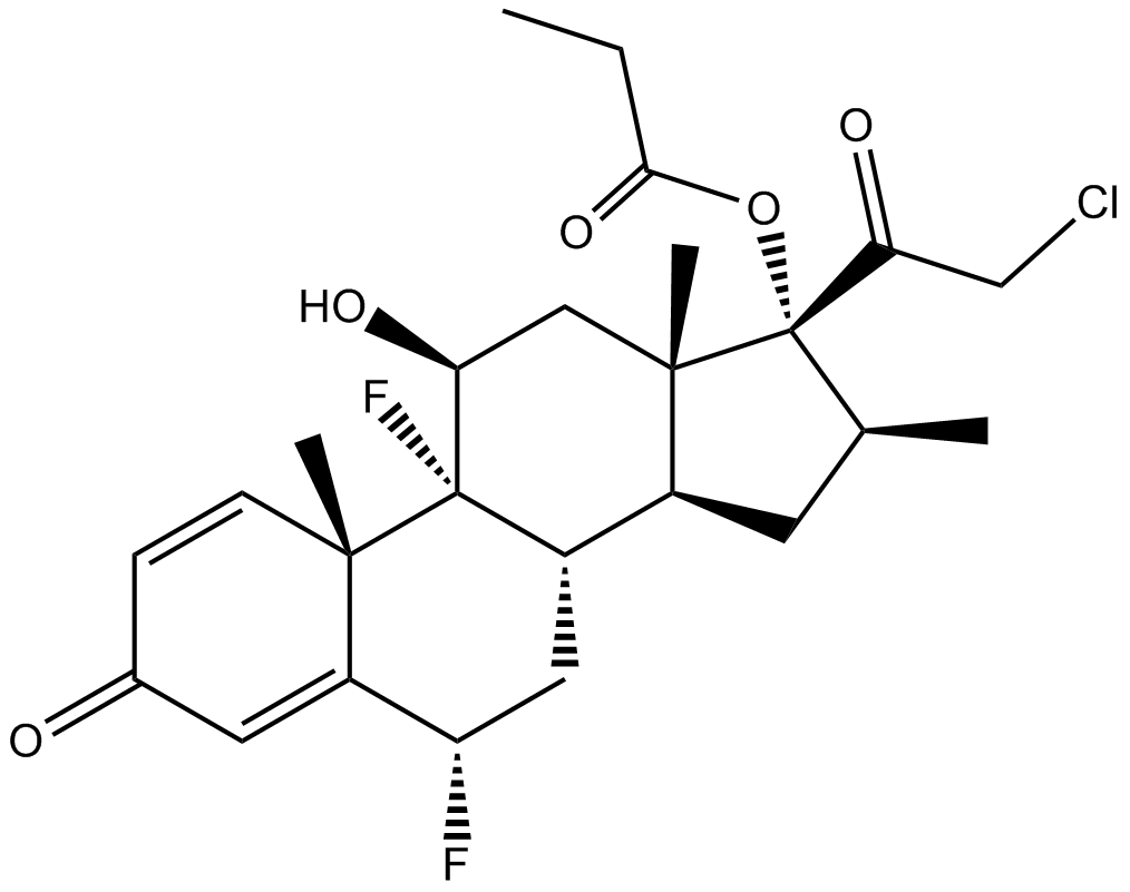 Halobetasol Propionate  Chemical Structure