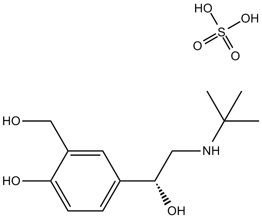 Salbutamol Sulfate Chemical Structure