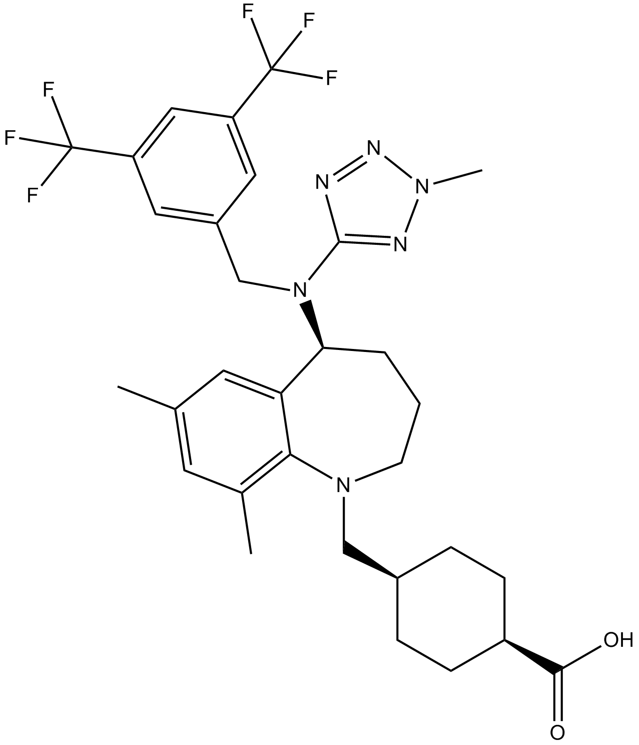 Evacetrapib (LY2484595) التركيب الكيميائي