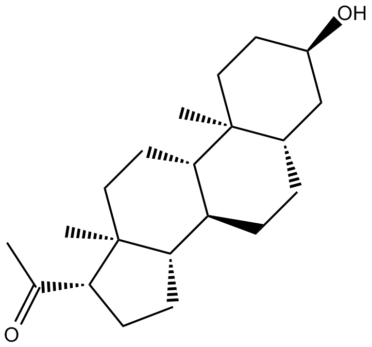 Allopregnanolone Chemical Structure