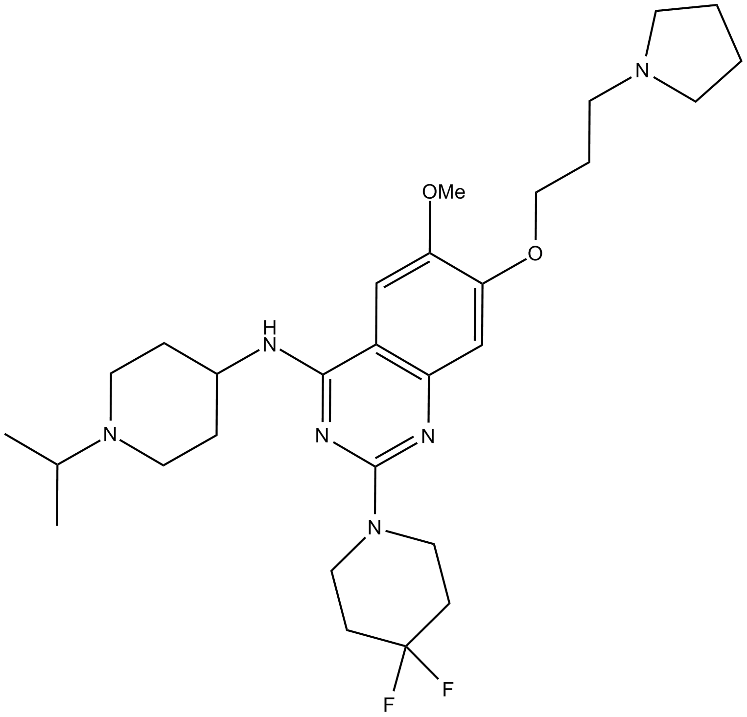 UNC 0642 Chemical Structure