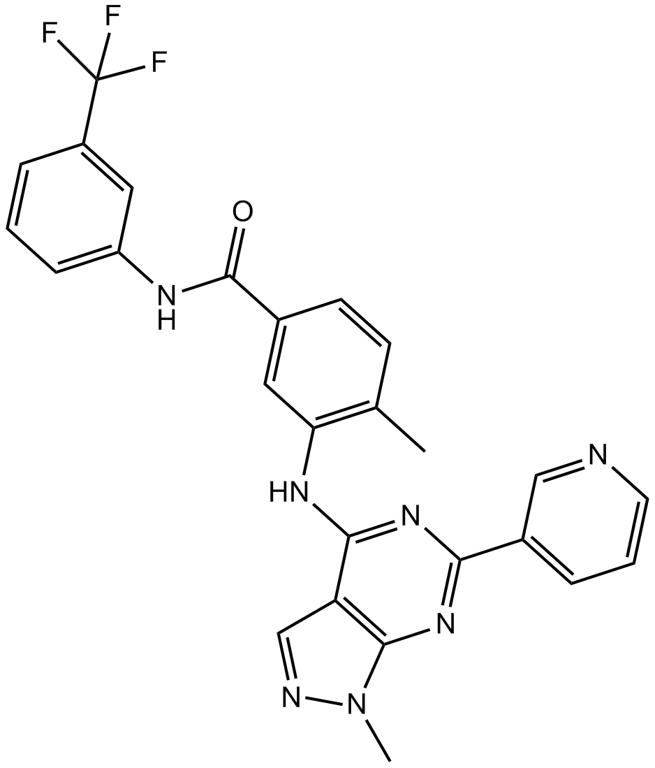 NVP-BHG712 Chemische Struktur