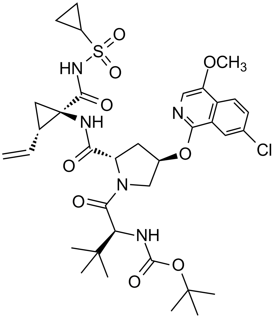 Asunaprevir (BMS-650032) التركيب الكيميائي