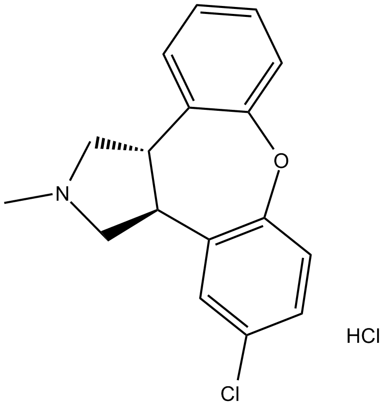 Asenapine hydrochloride Chemical Structure