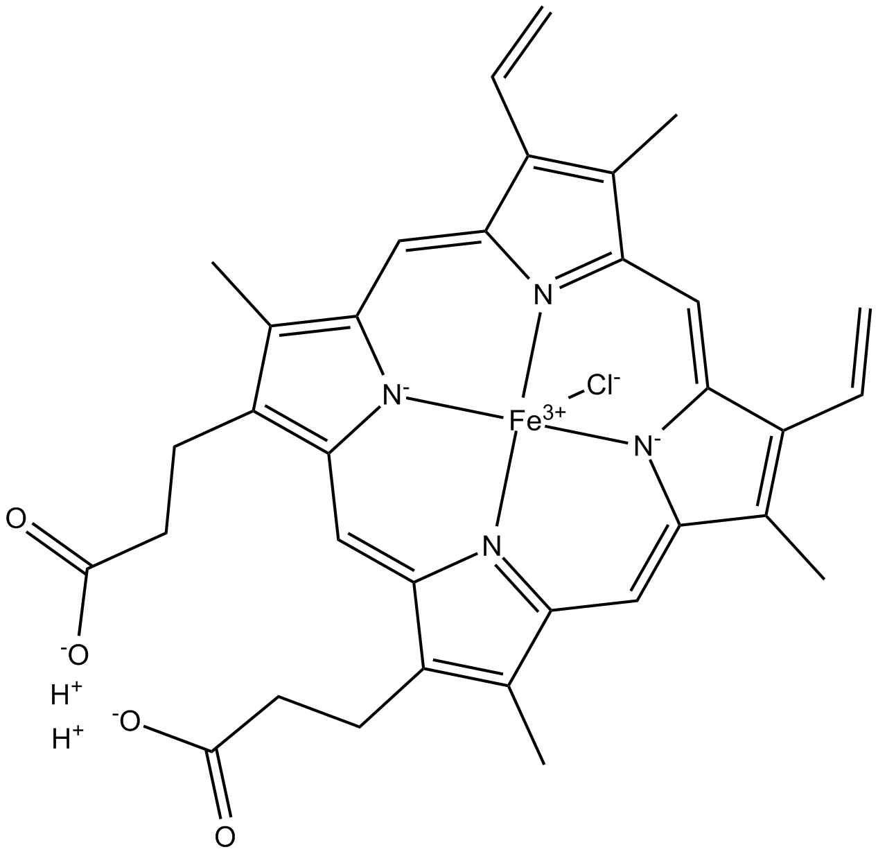 Hemin chloride Chemical Structure