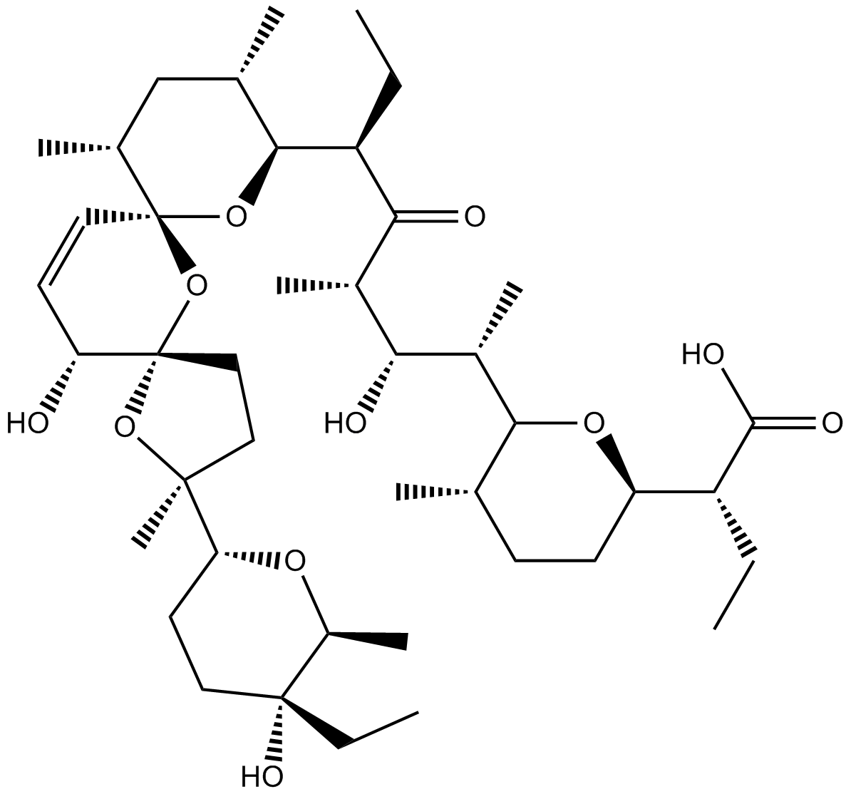 Salinomycin Chemical Structure