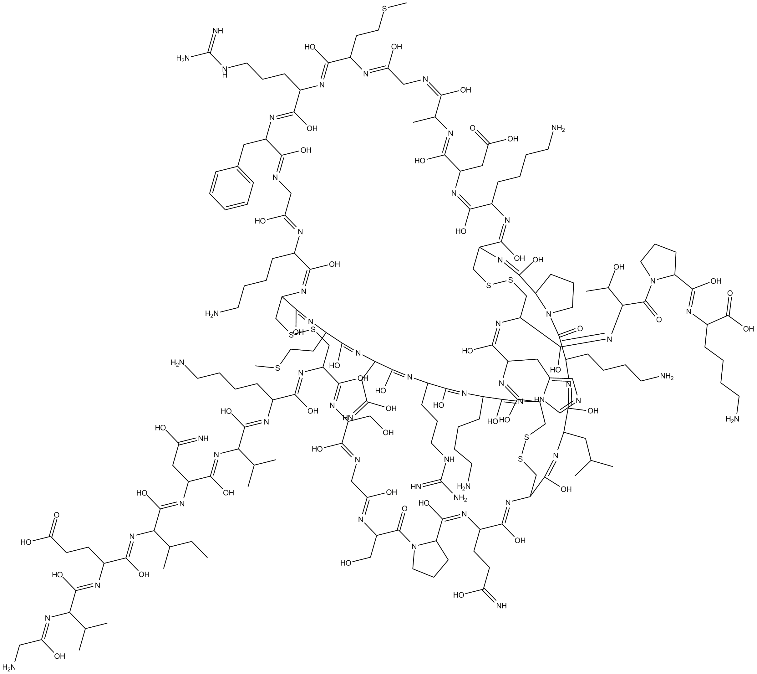 Kaliotoxin Chemical Structure