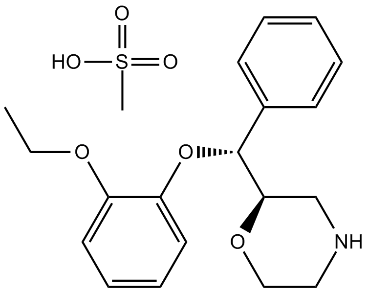 Reboxetine mesylate  Chemical Structure