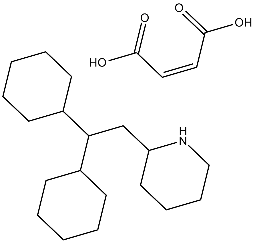 Perhexiline (maleate) Chemical Structure